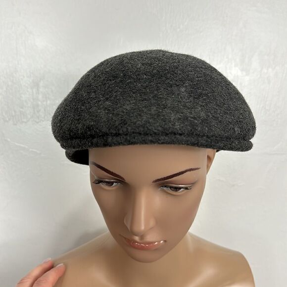 Churchill LTD Cabbie Driving News Boy Gray Wool Hat Size L - Picture 2 of 5